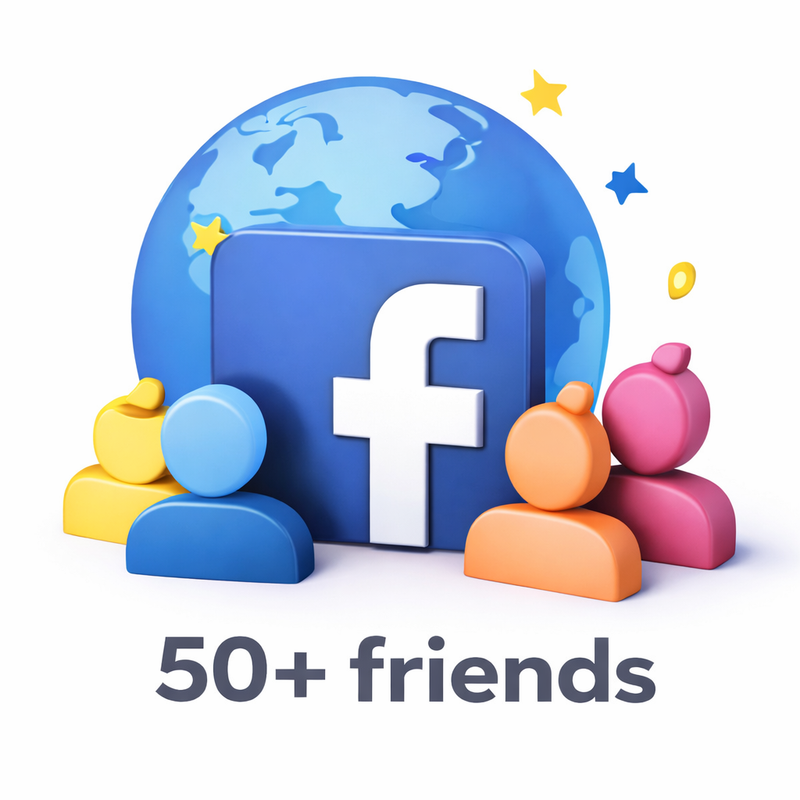 Изображение: 50+ FRIENDS FACEBOOK ACCOUNTS. 2FA. MAIL INCLUDED. MANUAL REG